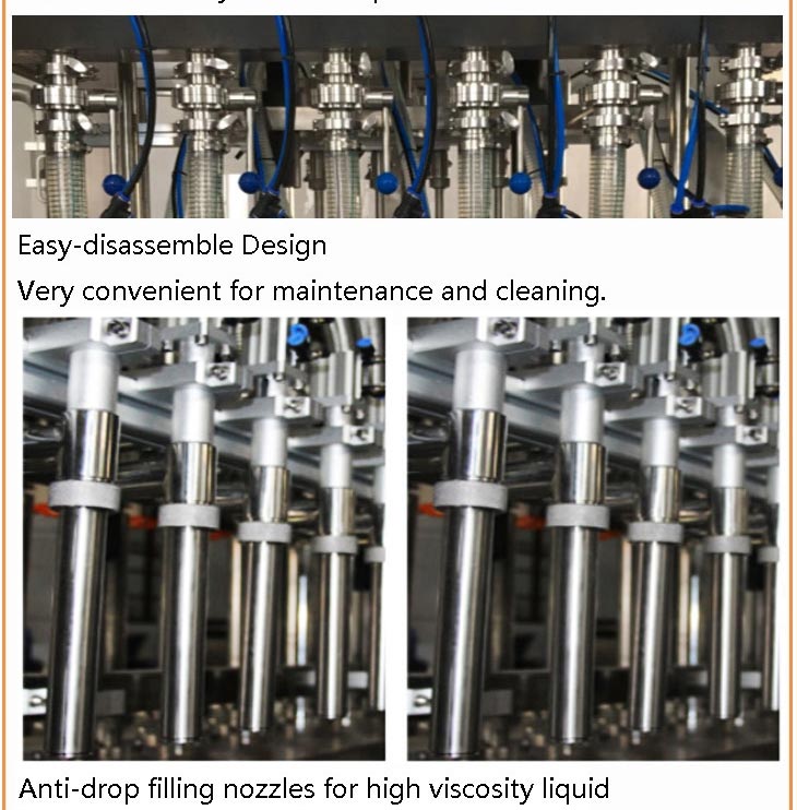 Olcsó töltőcsomagoló jar méz palackozó gép