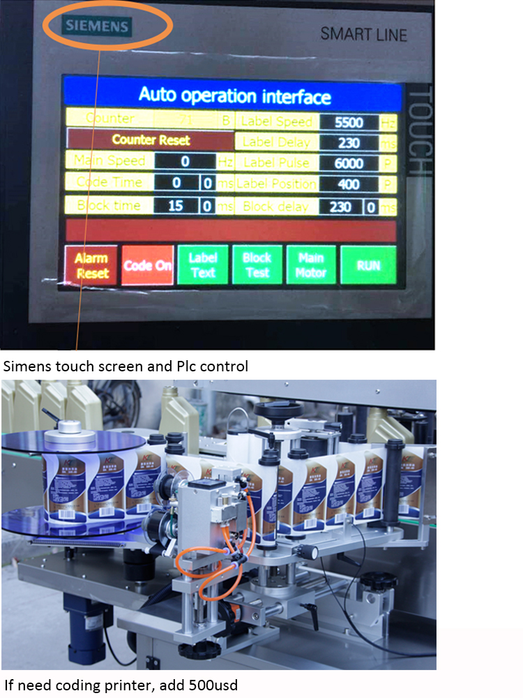 Kettős oldalú üveg automatikus címkézőgép ára