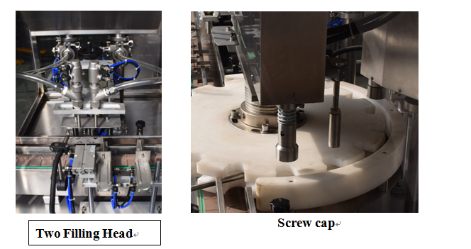 KPGX-1 szirup palack folyadék töltő és záró gép drogokhoz