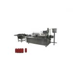 Kis üveg szemcsepp, körömlakk töltő és fedőgép